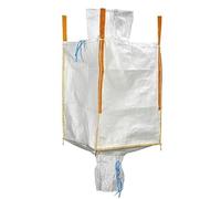 Sac Big Bag 1m³ avec Goulottes | BigBag Vidange Facile | GRVS en Toile Laminée | Lot de 10 sacs
