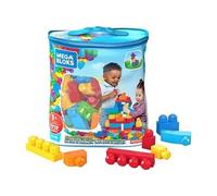 Mega Bloks Sac Bleu, jeu de blocs de construction, 60 pièces, DCH55 Multicolore