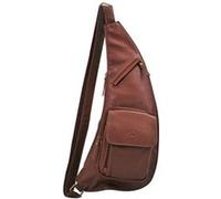 Sac body homme en cuir KATANA - marron 6472 Noir G