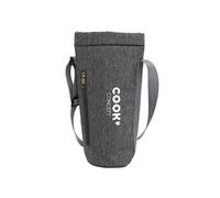 Sac bouteille isotherme gris en polyester de 1,5L - -