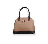 Sac bowling Christian Lacroix Eternity 12 Taupe/Noir - Femme - Imitation cuir texturé - Noir - Cuir