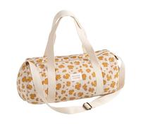 Sac Bowling En Gaze De Coton Léopard Ecru/rose TU