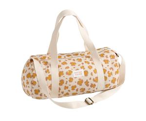 Sac Bowling En Gaze De Coton Léopard Ecru/rose TU