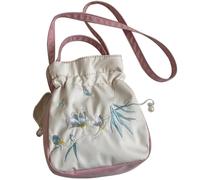 Sac brodé pour femmes, sac brodé de style chinois - Sac fourre-tout tendance de grande capacité - Sacs à main élégants pour femmes, sacs à bandoulière pour dames, sac à bandoulière brodé de Style chin