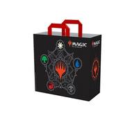 Konix Sac cabas Magic The Gathering 40 x 45 x 20 cm Matière recyclée Motif 5 couleurs Noir