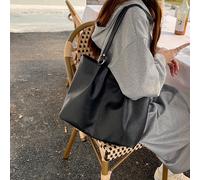 Sac cabas à l'épaule texturé avec détail d'anneau O, grande capacité, sac cabas pour le travail et les voyages pour les adolescentes, les femmes, les étudiantes universitaires, les débutantes et les c