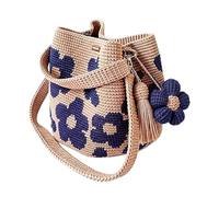 Sac Cabas Au Crochet à motif floral