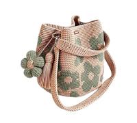 Sac Cabas Au Crochet Sac bandoulière bohème à motif floral