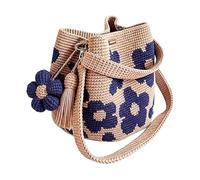 Sac Cabas Au Crochet Sac bandoulière bohème à motif floral