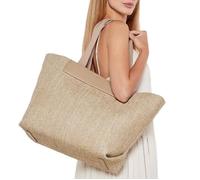 Calvin Klein CK Raffia Sac de shopper 61 cm brun