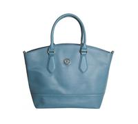 Sac cabas - CHRISTIAN LACROIX - Eternity 1 - Turquoise - Cuir - Bandoulière amovible