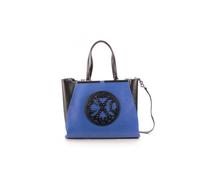 Sac Cabas - CHRISTIAN LACROIX - Royal 1 - Bleu Royal/Noir - Bandoulière réglable - 100% Polyurethane