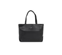 Calvin Klein Sac cabas cuir PU logo métal Femme