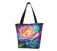 Sac cabas en forme de guitare rock noire et rouge, modèle 11, sac à bandoulière, sac à main pour femme, grand sac de courses de 33 cm (13 pouces).