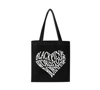 Sac Cabas en Toile Style KPOP - YONGLAN Sac Shopping Léger pour Fans de Musique et Idoles Coréennes