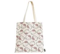 CERDÁ Sac shopping Hello Kitty unisexe pour adulte blanc et noir