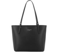 Sac cabas épaule Zippée M Smooth Lancaster 437-07 Noir