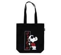 Sac cabas Erik Snoopy Joe Cool Noir 28x40x12 cm