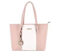 Sac Cabas Femme Fourre-tout Rayures Lycée - Gallantry - Rose - Simili cuir - Zippée