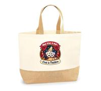 Sac Cabas Fond Jute Mon truc à moi : C'est le Théâtre Mon truc à moi - Activité | Coton Lourd 18 L 48 × 37 × 13 cm Fond Large | Marché Shopping Plage | Idée Cadeau Comédien Comédienne Noël Crémaillère
