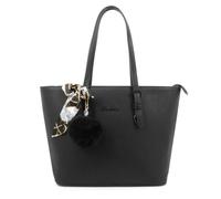 Sac Cabas Gallantry Noir en Synthétique - Format A4 - Pompon Nœud En Soie Imprimé