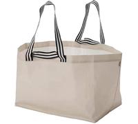 Sac cabas, grand sac de courses en polypropylène, 68 x 36 cm, beige clair, beige, taille L
