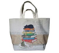 Sac cabas Kiub Bug Art Chaton Livres
