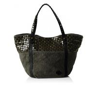 Sac Cabas - Le Temps des Cerises - Taka 1 - Gris - 100% Coton - Fermeture Aimantée