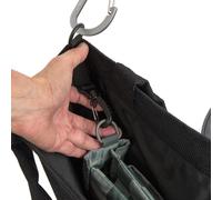 Lässig Sac à langer bébé Shopper Casual MIX – avec fixation pour poussette – Cord black