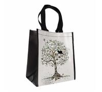 Sac cabas plastique recy hat Arbre De Vie Kiub Bug Art - noir/blanc/multicolore - TU