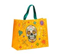 Sac cabas rÃ©utlisable Puckator Day of the Dead Orange 33x40x18 cm
