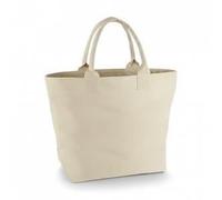 Sac cabas shopping ou plage en toile - QD26 - beige naturel Beige