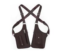 Sac Caché Anti-Vol - Sac à Bandoulière Double Poche Multi-Poches, Portefeuille Avec Bandoulière Aisselle | Double Sac à Bandoulière Avec Ajustement Confortable Et Sûr, Harnais Anti-Vol, Sac Holster