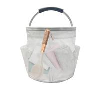 Sac caddy de nettoyage, poignées de panier de rangement pliable, design polyvalent, pochette de transport étanche, pour salle de bain, dortoir, gym, plage, natation, voyage, linge, douche