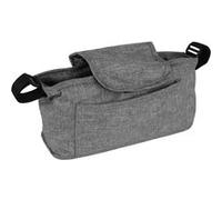 Sac Caddy pour Poussette pour Animaux de Compagnie Gris tissé Gris