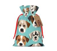Sac cadeau amusant avec poignées et étiquette, idéal pour Noël, anniversaire, mariage ou cadeau quotidien - (M)