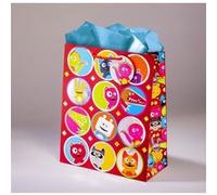 Sac cadeau Animonstres GM L 26 x H 32,5 x P 12,5 cm envmonstres multicolores G