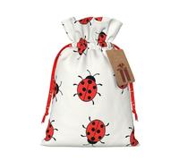 Sac cadeau avec cordon de serrage imprimé moucheté infini pour fête de mariage, anniversaire, sac cadeau unique, sac en toile réutilisable, 1 pièce petit