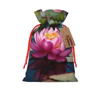 Sac cadeau avec cordon de serrage imprimé Spirit of the Lotus