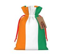 Sac cadeau avec cordon de serrage Motif drapeau de la Côte d'Ivoire