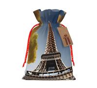 Sac cadeau avec cordon de serrage Motif Tour Eiffel de Paris