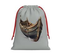Sac cadeau avec cordon de serrage Motif vieux bateaux vikings