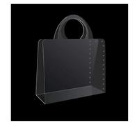 Sac Cadeau Avec Fenêtre Transparente Lot de 8, 12 ou 20 sachets à fleurs en soie transparente PET, 50 cadeaux transparents for la Saint-Valentin, d'emballage simples for(Style D,20PCS)