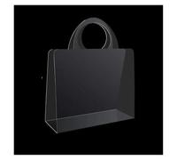 Sac Cadeau Avec Fenêtre Transparente Lot de 8, 12 ou 20 sachets à fleurs en soie transparente PET, 50 cadeaux transparents for la Saint-Valentin, d'emballage simples for(Style B,12PCS)