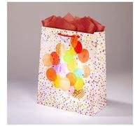 Sac cadeau Cotillons GM L 26 x H 32,5 x P 12,5 cm envballons aquarellés G