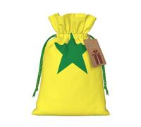 Sac cadeau de Noël avec cordon de serrage Motif drapeau du Sénégal