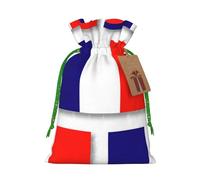 Sac cadeau de Noël avec drapeau français Happy Halloween Snacks Panier à cordon de serrage Mariage Favor Fête