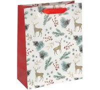 Sac cadeau de Noël 'Christmas Motifs Watercolor' petit