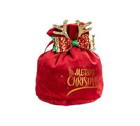Sac cadeau de Noël en velours pour emballage de biscuits et biscuits du Nouvel An
