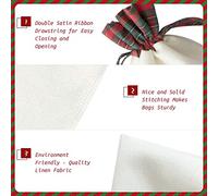 Sac cadeau de Noël imprimé cochon fleur de viol pour Noël, anniversaire, mariage ou cadeau quotidien